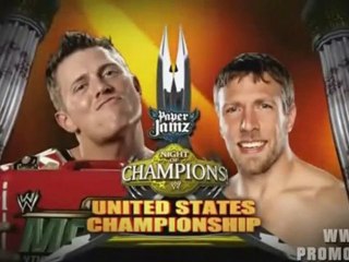WWE Night of Champions 2010 Match Card HD