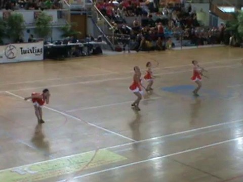 Twirling FFTB Finale N1 Equipe Minime Vice championne