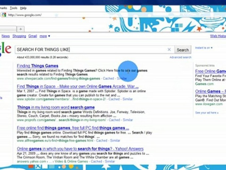 NEW GOOGLE INSTANT 2010 FIRST LOOK