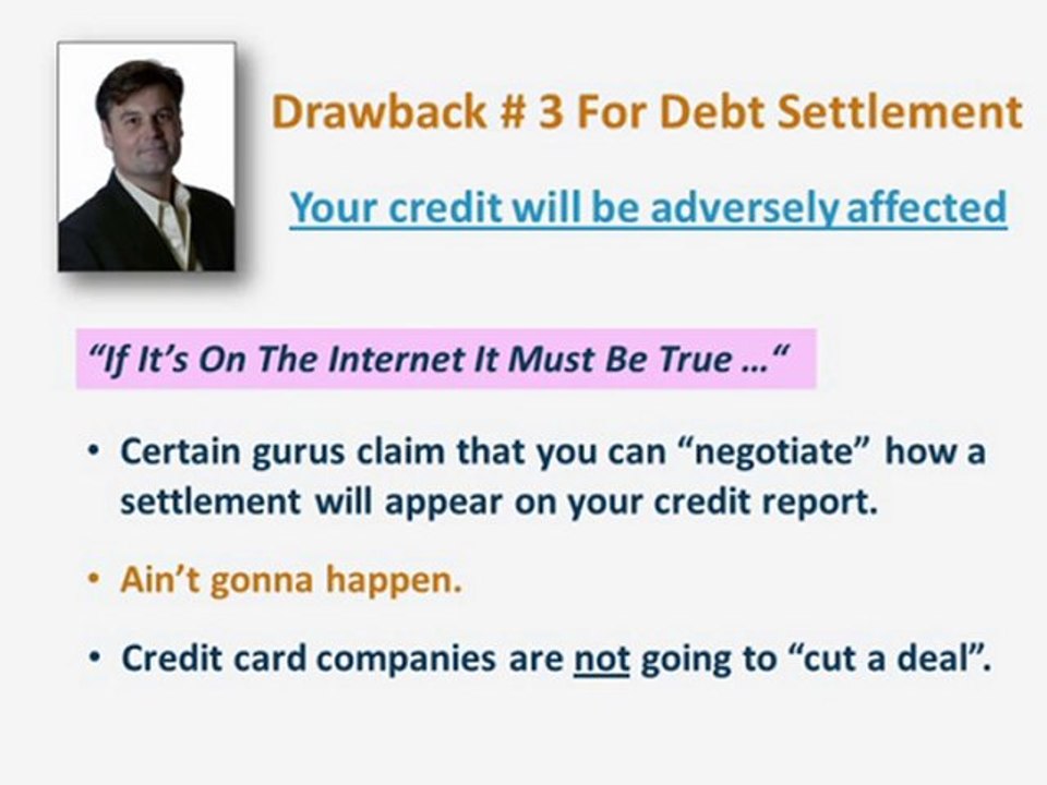 3 Reasons Why You Should NOT Attempt Debt Settlement (pt.3