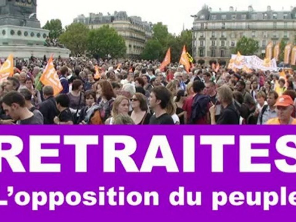 Retraites : opposition du peuple