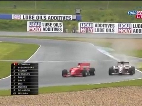 De Marco Crash Formula2 2010 Germany Race1