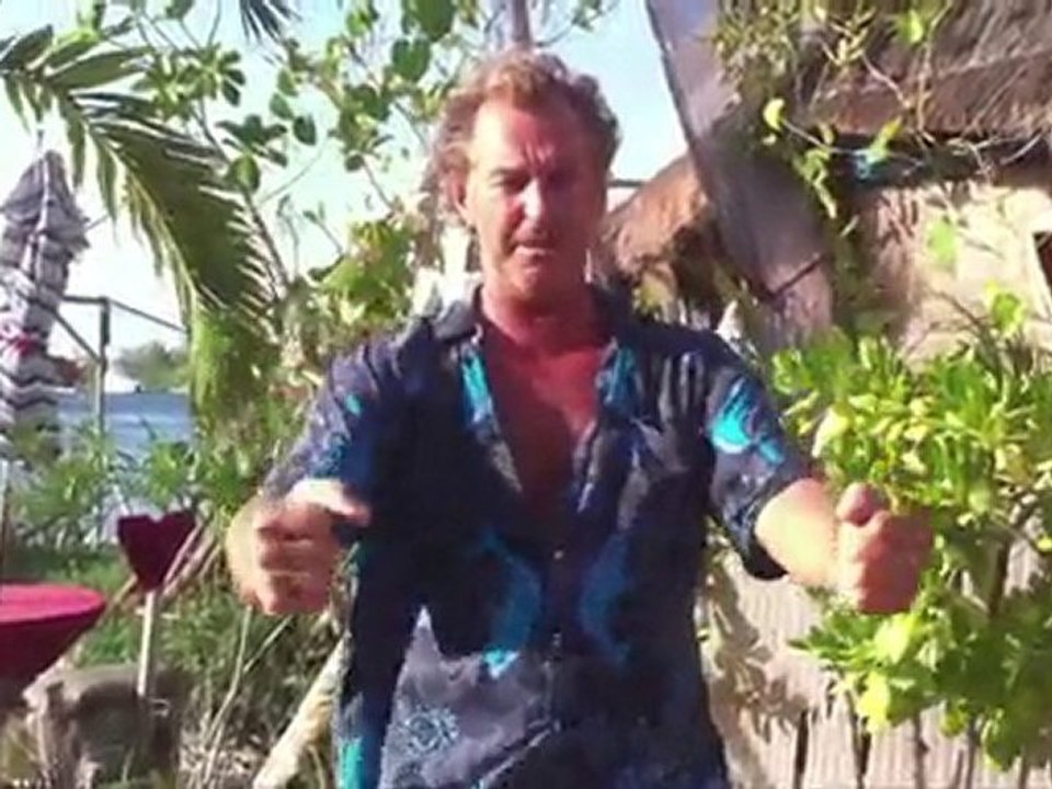 Floating Plastic Bottle Island