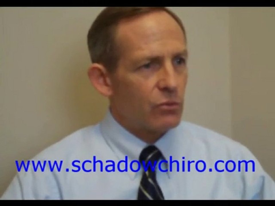 Dr. Schadow, Anoka Coon Rapids chiropractor, discusses the