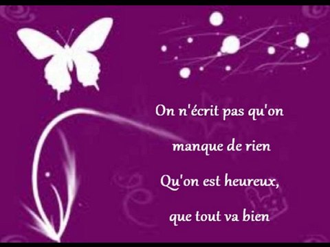 sur toi chanté par moi