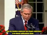 Bush dit que des explosifs ont été utilisés le 11 Septembre