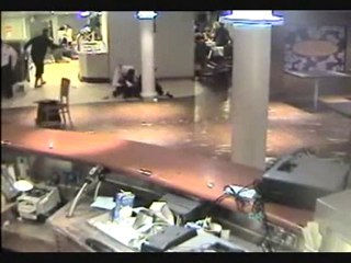 Funny Cruise Liner In Very Rough Seas