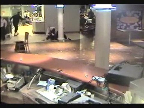 Funny Cruise Liner In Very Rough Seas