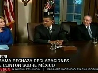 Obama rechaza declaraciones de Clinton sobre México
