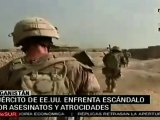 Ejercito de EE.UU. enfrenta escándalo por asesinatos y atro