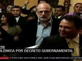 Polémica en Perú por decreto gubernamental