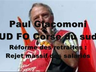 FO CORSE SUD - Paul GIACOMONI