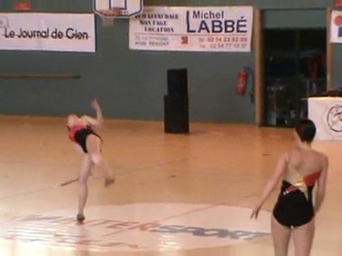Twirling FFTB 1/4 finale OE N1 duo senior Mathilde Sandrine