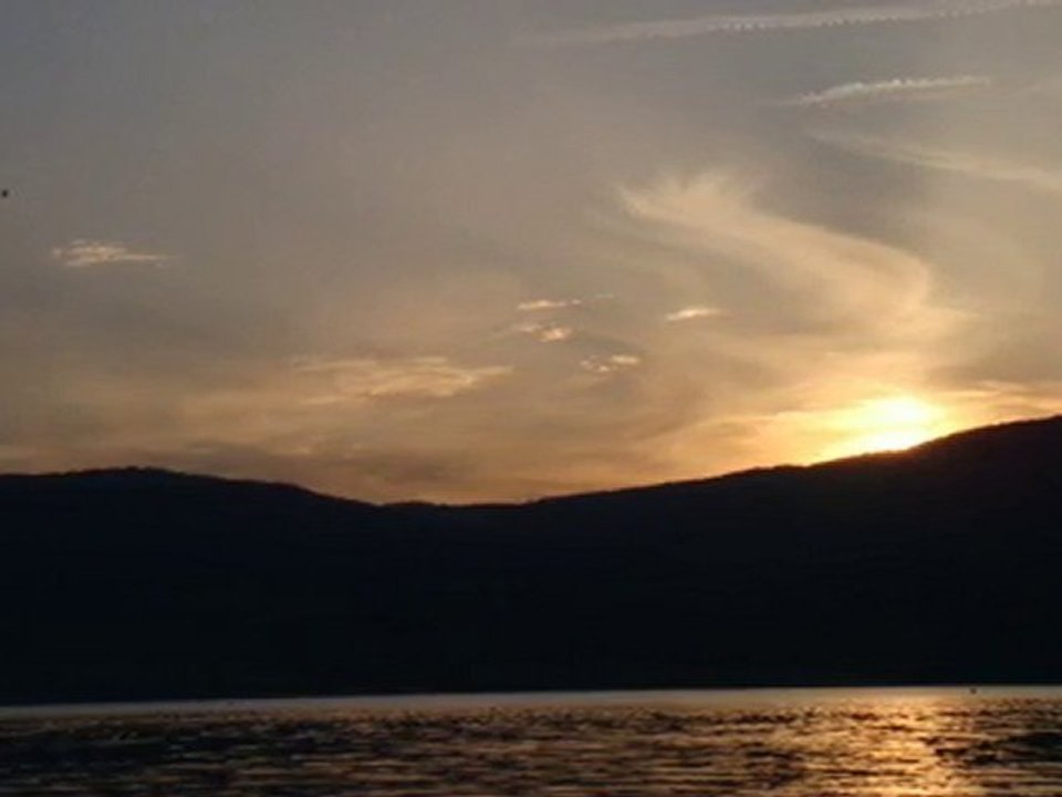 le coucher de soleil