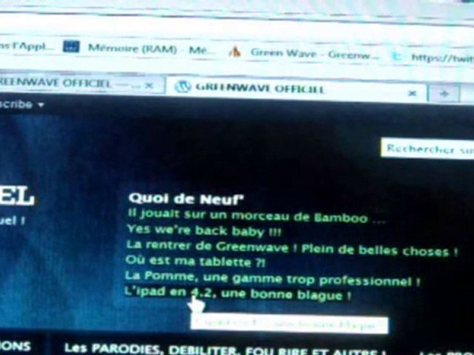 Le Blog est (enfin) à jour !