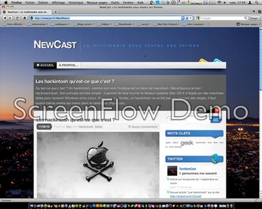 présentation site