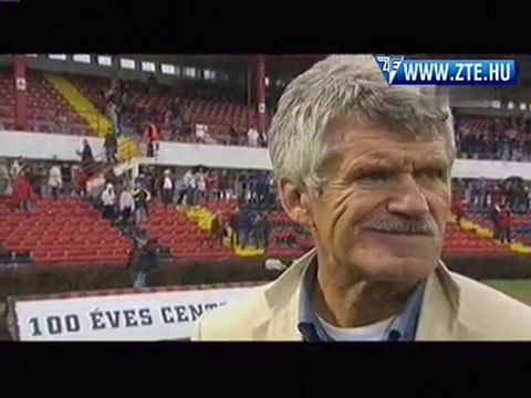 2010.09.11 Csank János nyilatkozott a Honvéd-ZTE után