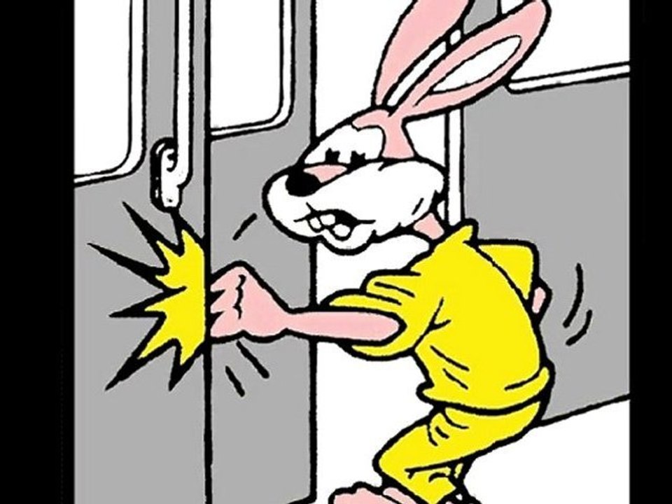 Le lapin du metro parisien