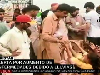 Alerta en Pakistán por aumento de enfermedades debido a llu