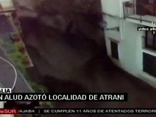 Alud azota localidad sureña italiana