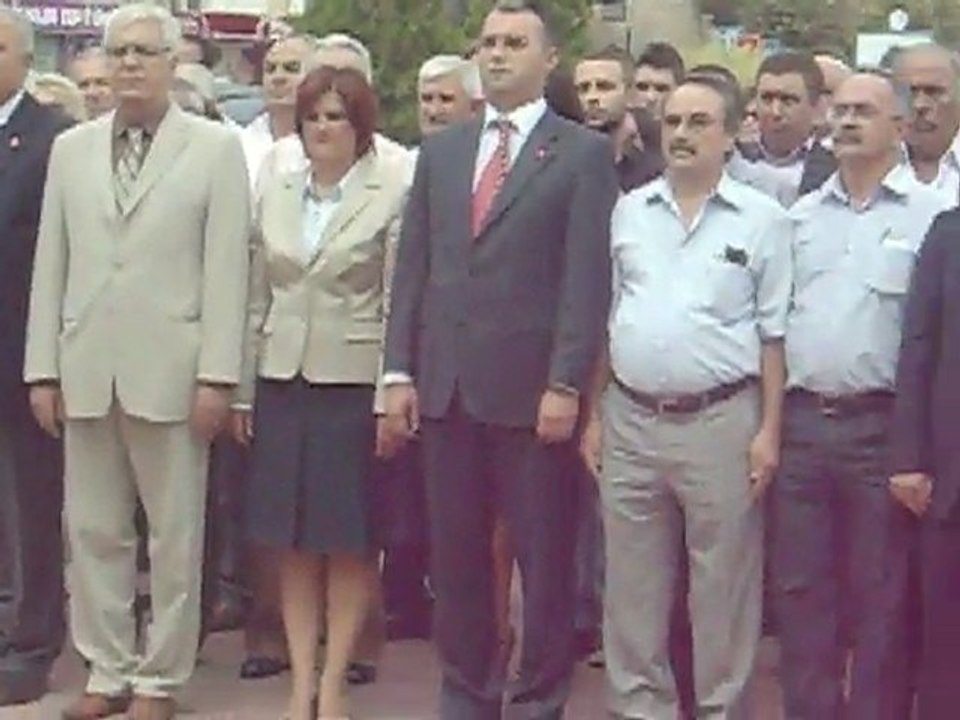 chp kuruluş Yıldönümü çelenk töreni