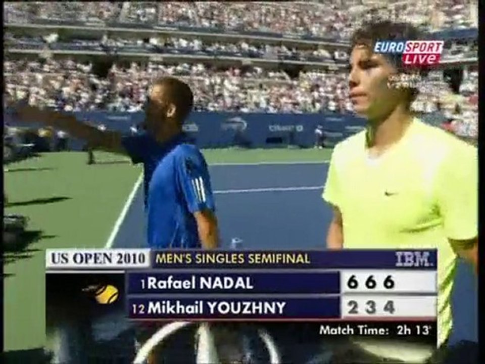 Rafa Nadal vs. Mikhail Youzhny 6-2, 6-3, 6-4