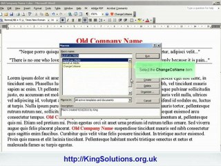 How To Record A Macro Using Microsoft Word Part 3