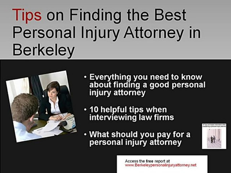 Berkeley Personal Injury Auto Accident Medical Malpractice