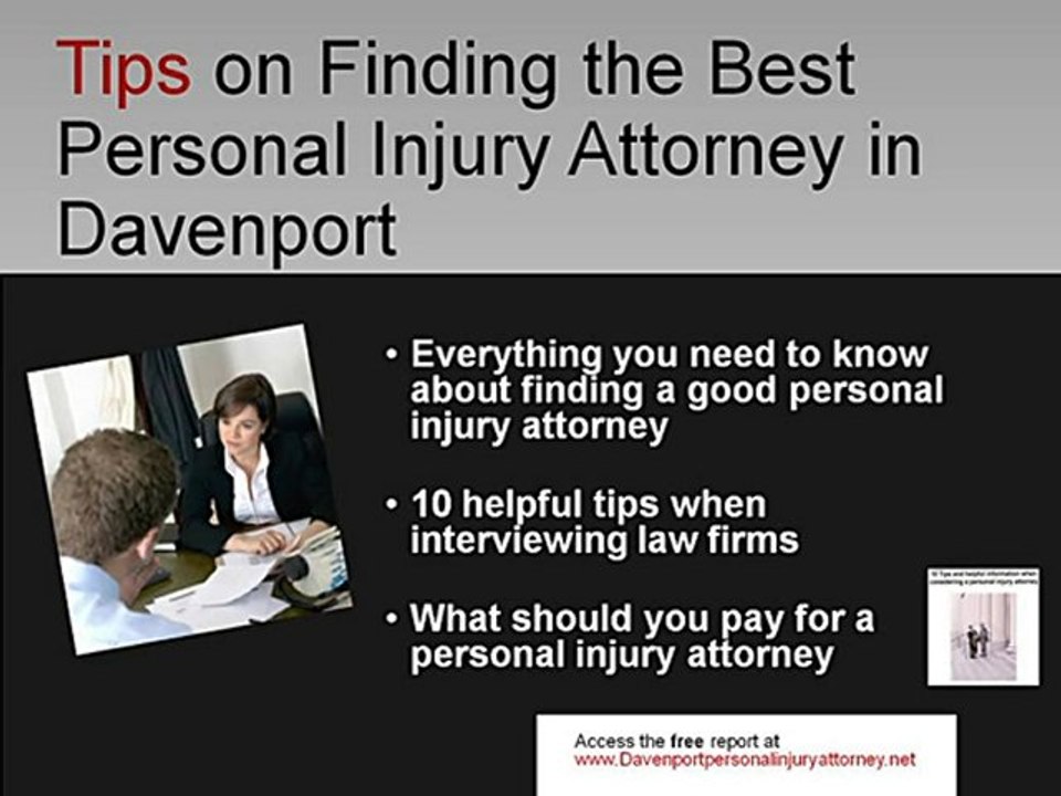 Davenport Personal Injury Auto Accident Medical Malpractice