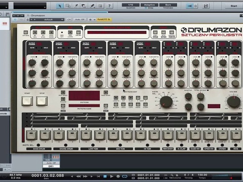 TUTO MAO GRATUITS : Drumazon dans Studio One Pro PRESONUS