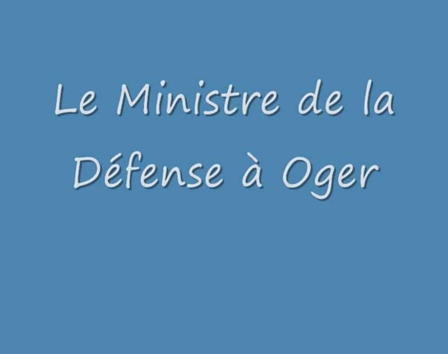 Herve Morin en visite à Oger