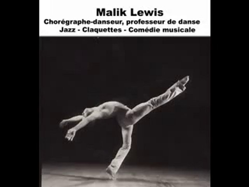 COURS DE JAZZ DANCE AVEC MALIK LEWIS SAISON 2010/2011