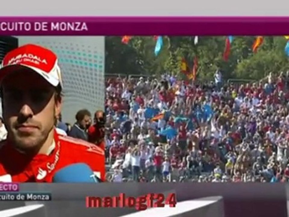 Fernando Alonso declaraciones tras la Q3 GP Italia 2010