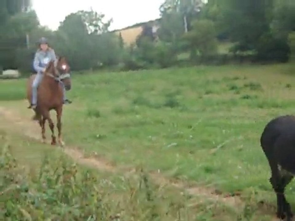 Dakota et moi à cru (Galop+Trot)