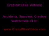 Crazy Bike Videos: Biker Faceplants Truck