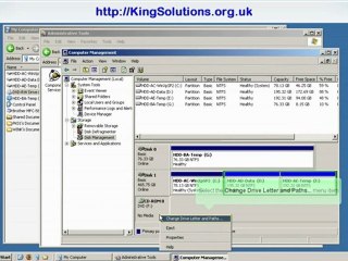 How to change drive letter assignments in Windows XP