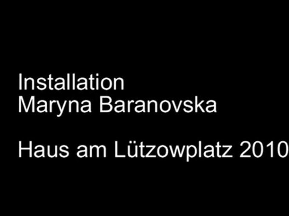 Installation Begegung Maryna Baranovska Haus am Lützowplatz