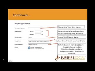 Keys to Dynamic Video Blog Distribution