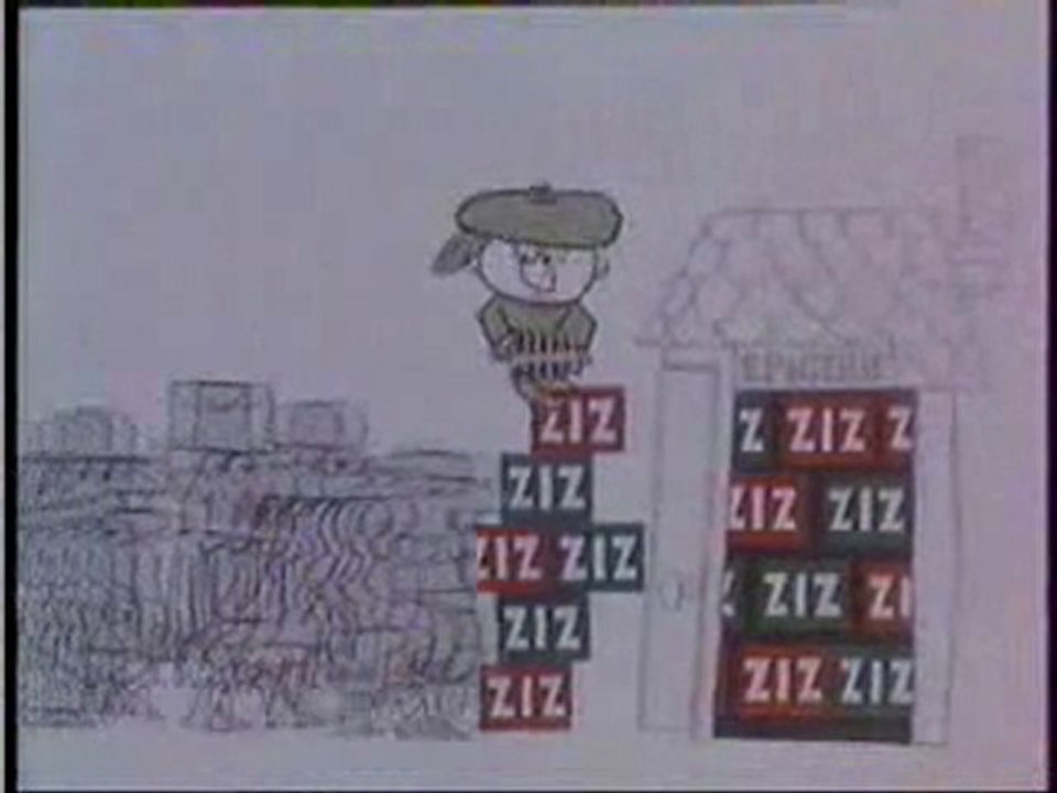 Pub année 60 FROMAGE  ZIZ