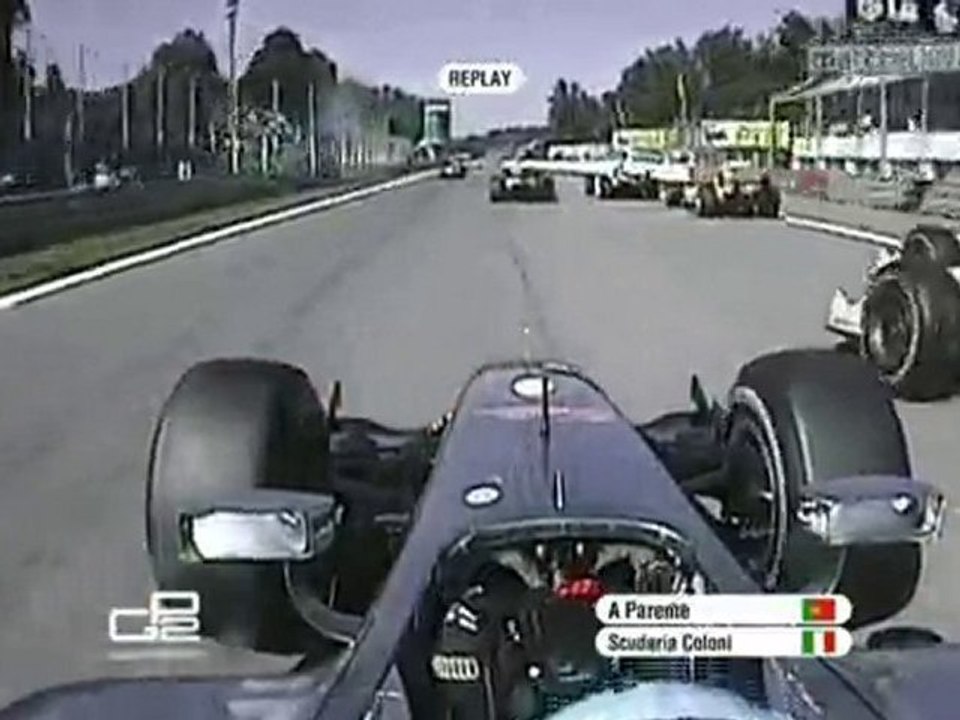GP2 2010 Monza  Start Onboard Parente Maldonado Feature