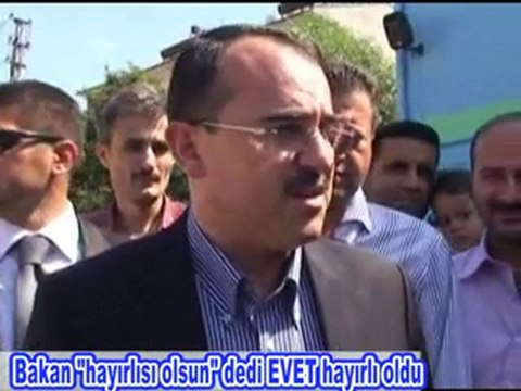 adalet bakanı sadullah ergin oyunu memleketinde kullandı