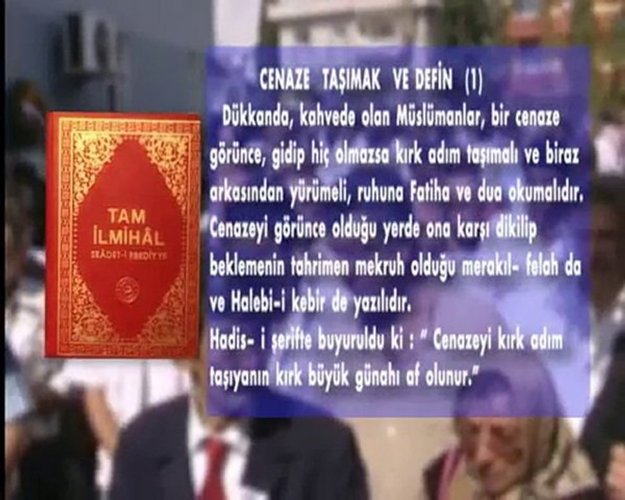 Cenaze taşımak ve defin (1)