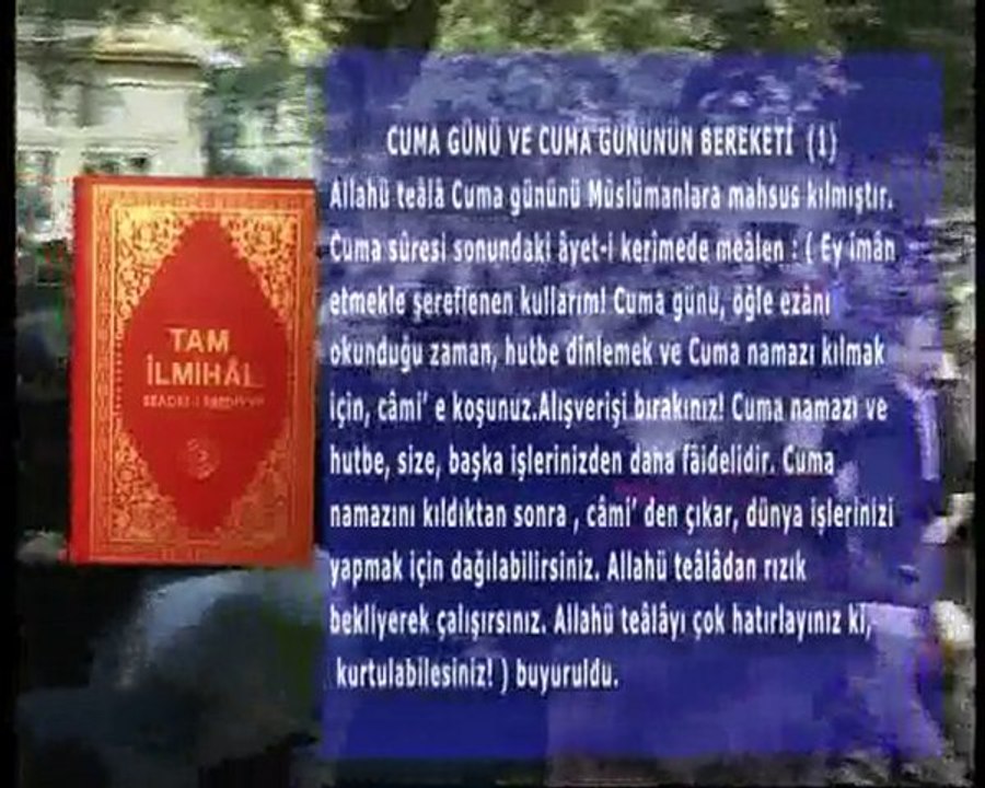 Cuma günü ve Cuma gününün bereketi (1)