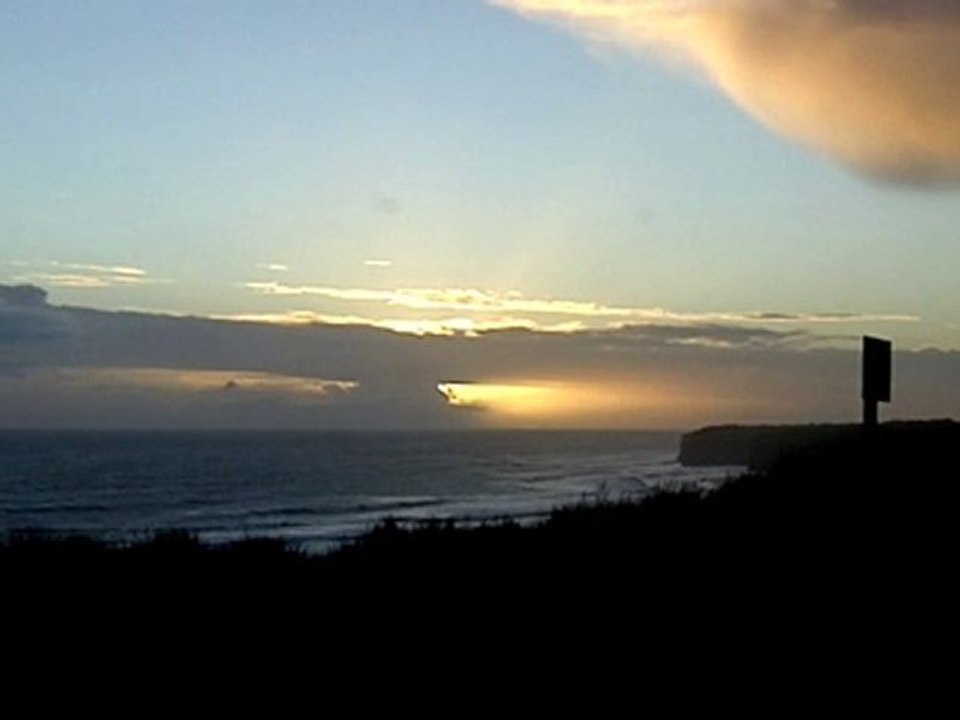 Sunset in Patea, New Zealand (video 1 of 2)