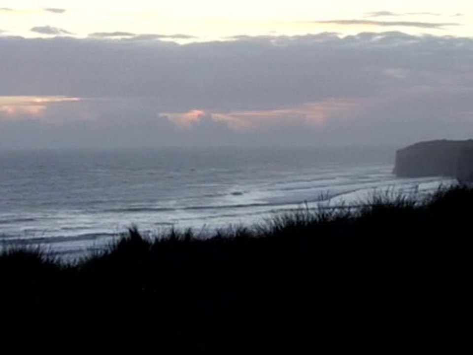 Patea, New Zealand Sunset. Video 3 of 3