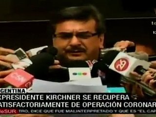 Kirchner evoluciona favorablemente