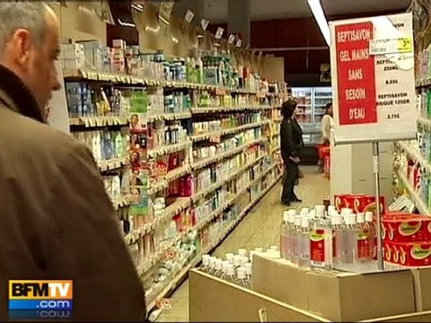 Grippe H1N1 : le gel antibactérien peu efficace