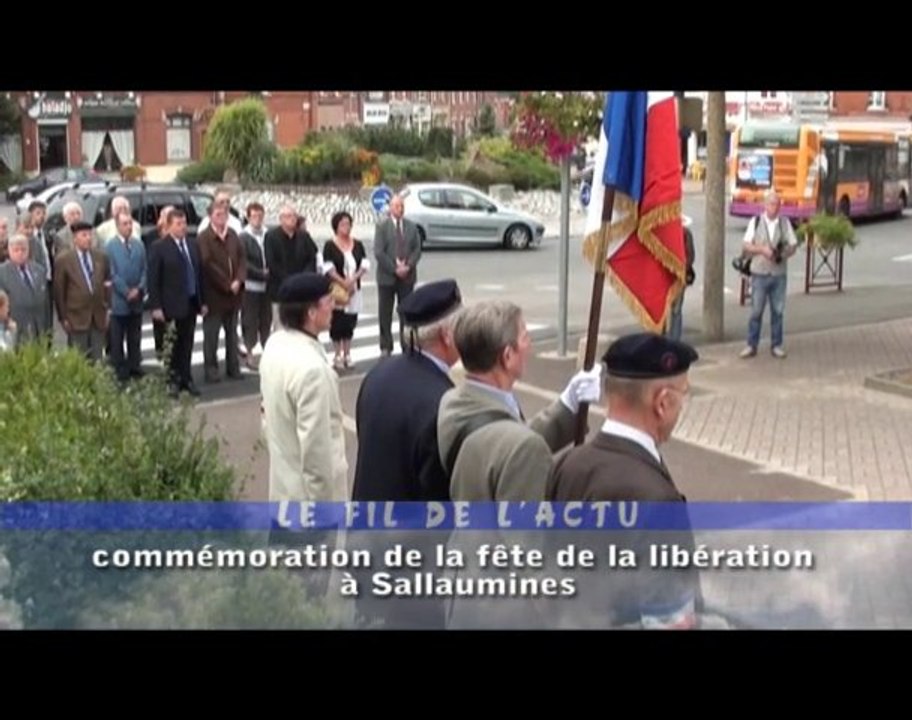 Fil de l'Actu commémoration de la libération de Sallaumines