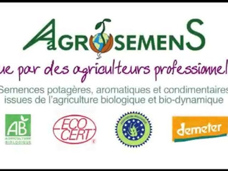 AGROSEMENS, Semences 100% Biologique et Bio-Dynamique