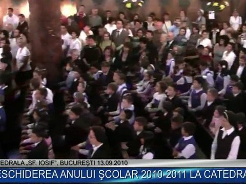 Deschiderea anului şcolar 2010-2011 la Catedrala „Sf. Iosif”